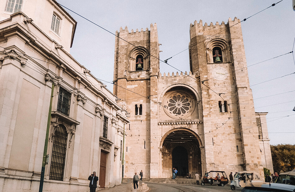 Sé Cathedral in Alfama, Lisbon