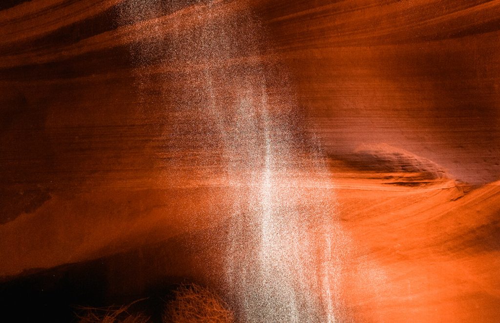 Incredible light beams can be seen when you visit Lower Antelope Canyon at the right time of day