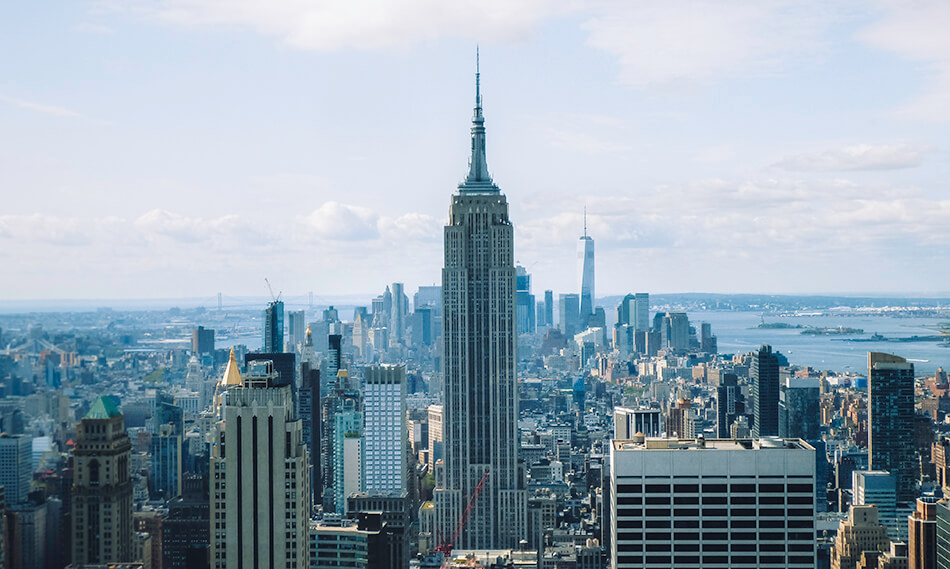 View from Top of the Rock over Manhattan, New York