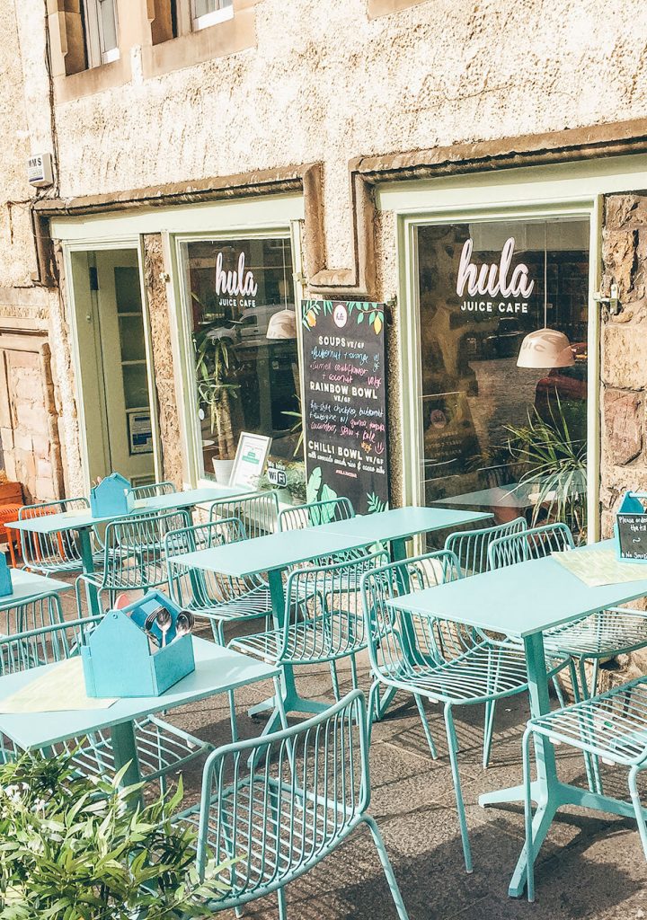 Tropical vibes at the Hula Juice Bar in Edinburgh