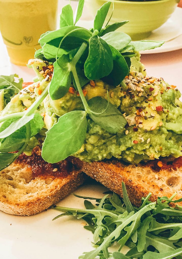 For the best avocado on toast, head out for breakfast at the Hula Juice Bar