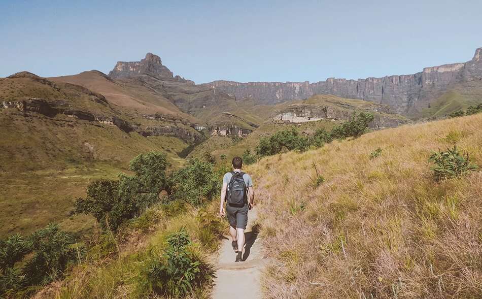 Hiking the Tugela Gorge in South-Africa