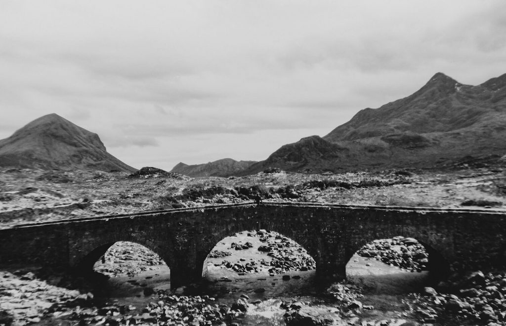 Getting eternal beauty at the Sligachan Bridge