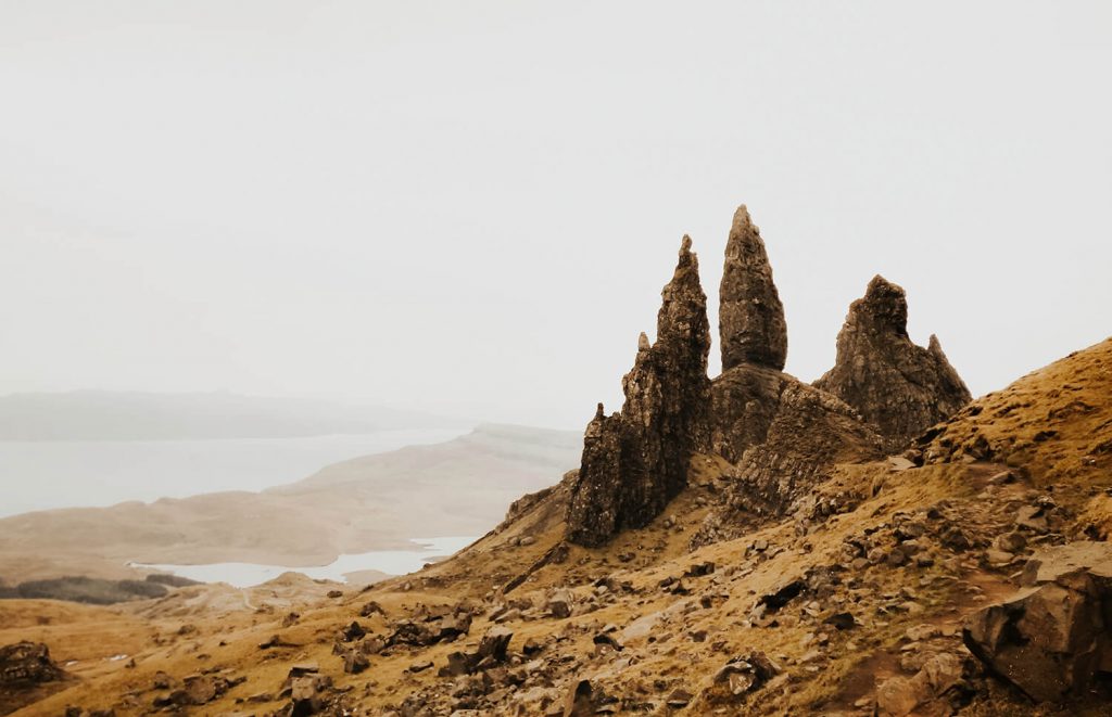 View of Old Man Of Storr on the Isle of Skye