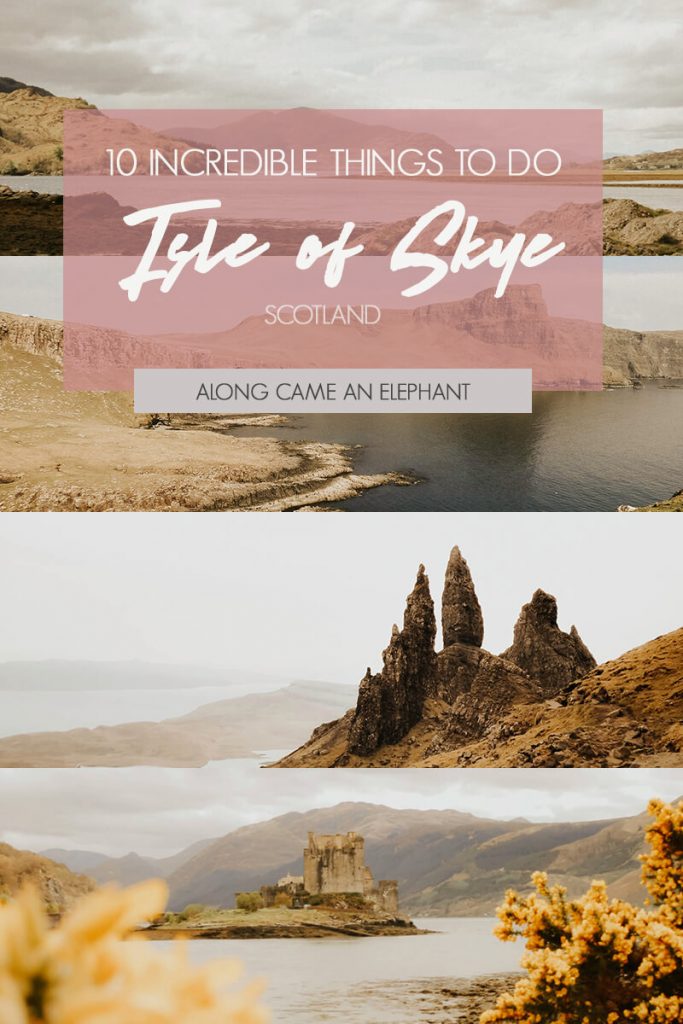 A guide on the 10 most incredible things to do and must-see natural wonders when you're travelling in Scotland and the Isle of Skye. #travel #scotland #isleofskye