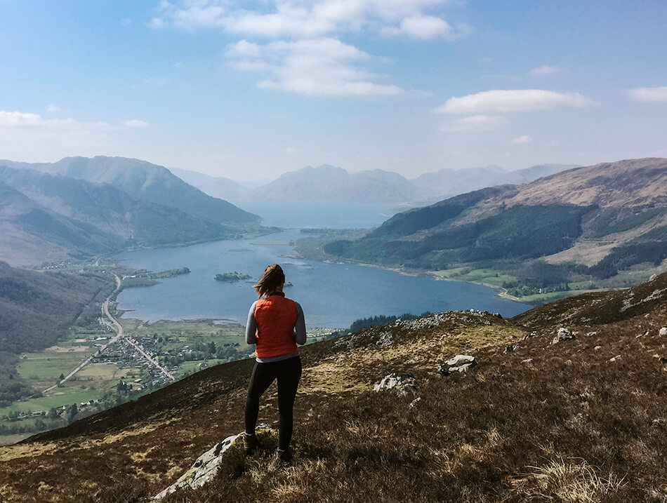 Hiking the Pap of Glencoe in Scotland