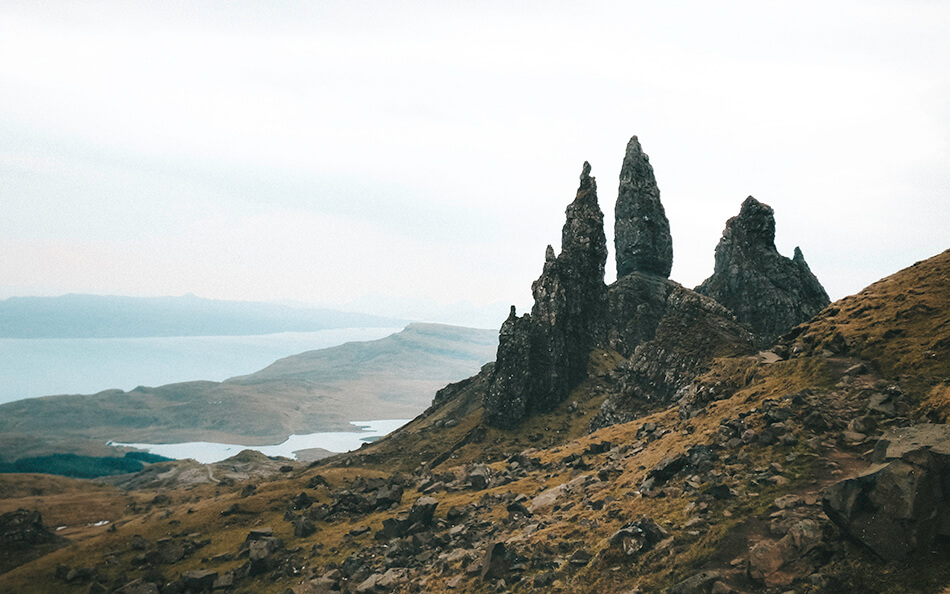 View of Old Man Of Storr on the Isle of Skye