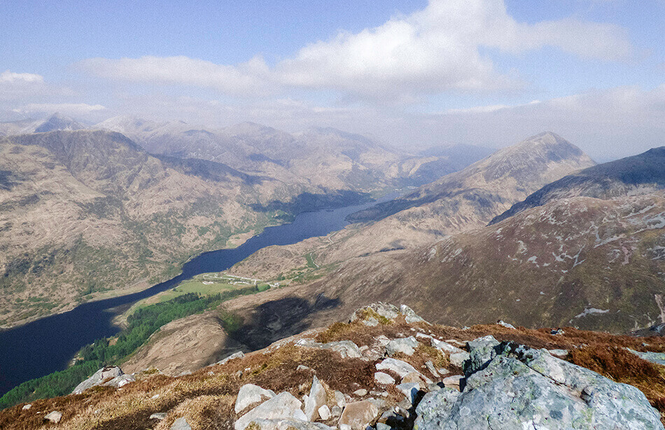 View from Pap of Glencoe hike