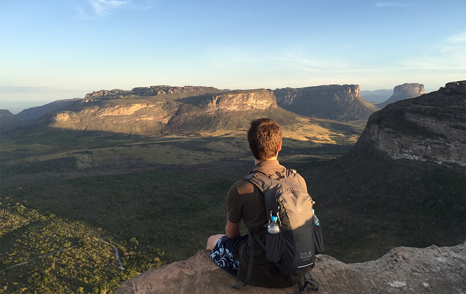 Why I love to travel: Enjoying the view in Chapada Diamantina National Park, Brazil