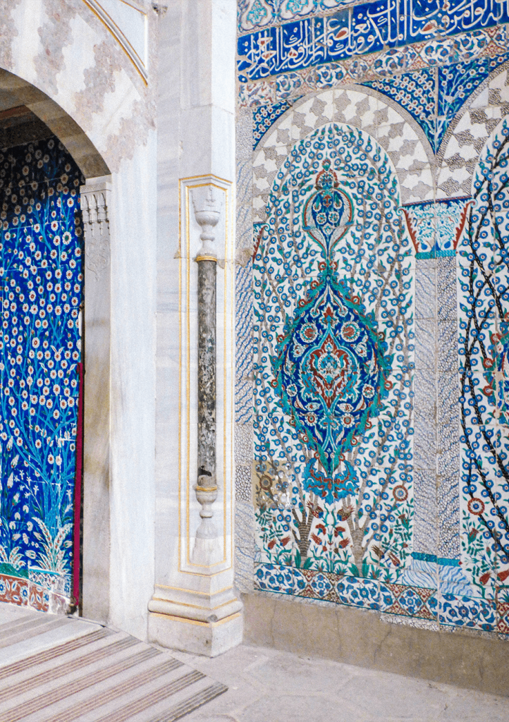 Gorgeous decorations inside the Harem at Topkapi Palace