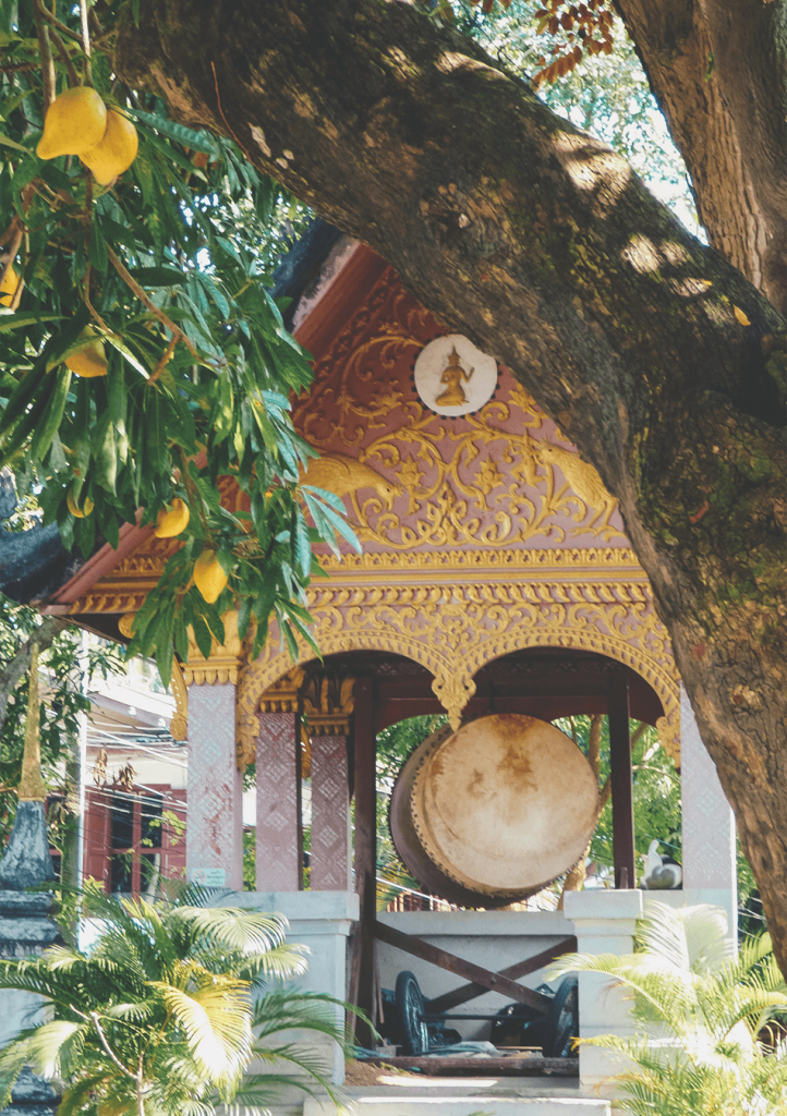 Visiting temples in Luang Prabang, Laos