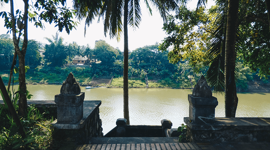 River views at the Luang Prabang pier