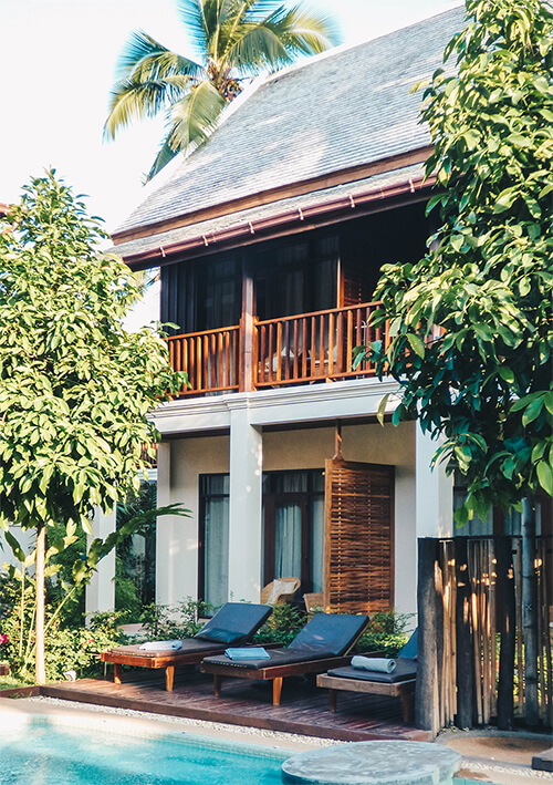 Poolside room at Maison Dalabua in Luang Prabang, Laos