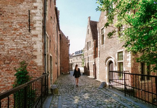 strolling through the Grand Beguinage of Leuven, Belgium