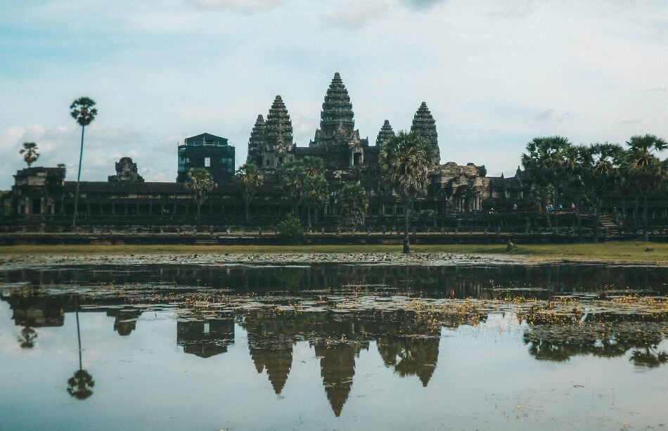 The majestic Angkor Wat temple in Cambodia