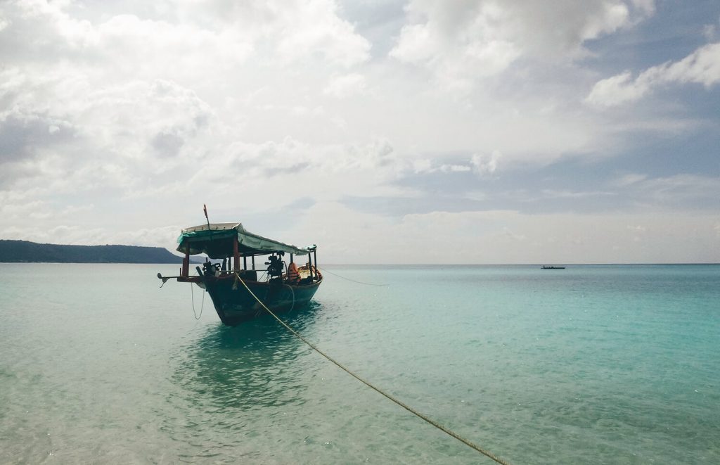 Certain beaches are only accessible when a local takes you there on his boat.