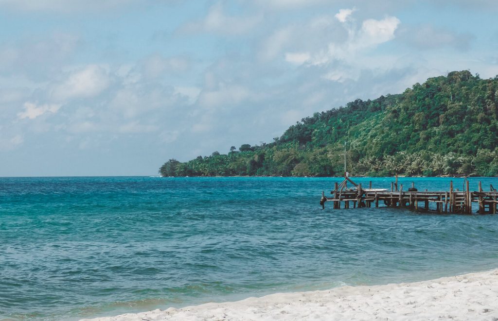 Long Beach on Koh Ring Island in Cambodia