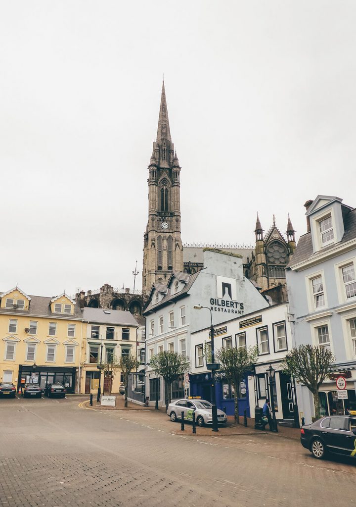 Cute square in Cobh where we found Gilberts Bistro