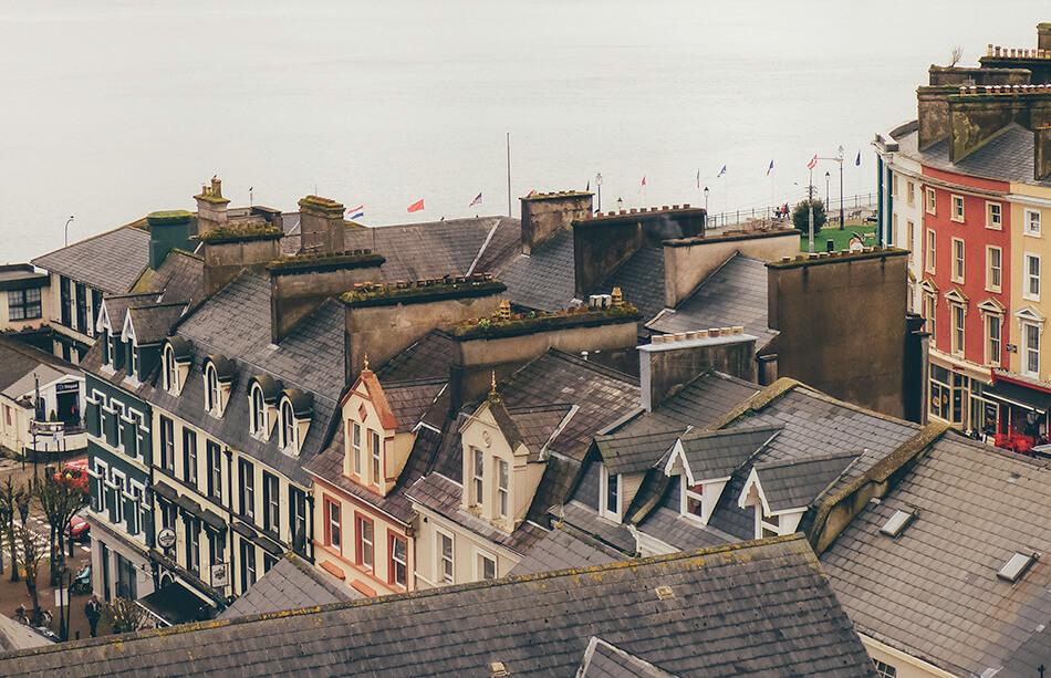 Cobh has one of the largest natural harbours in the world