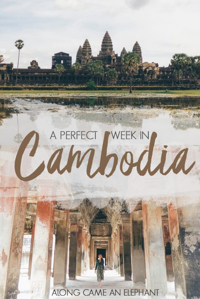 Thinking of traveling to the beautiful Cambodia? Then here's the perfect one week Cambodia itinerary for you! This itinerary includes stops in world famous Angkor Wat, capital Phnom Penh and the exotic island of Koh Rong. #cambodia #visitcambia #angkorwat #kohrong #phnompenh #cambodiaitinerary