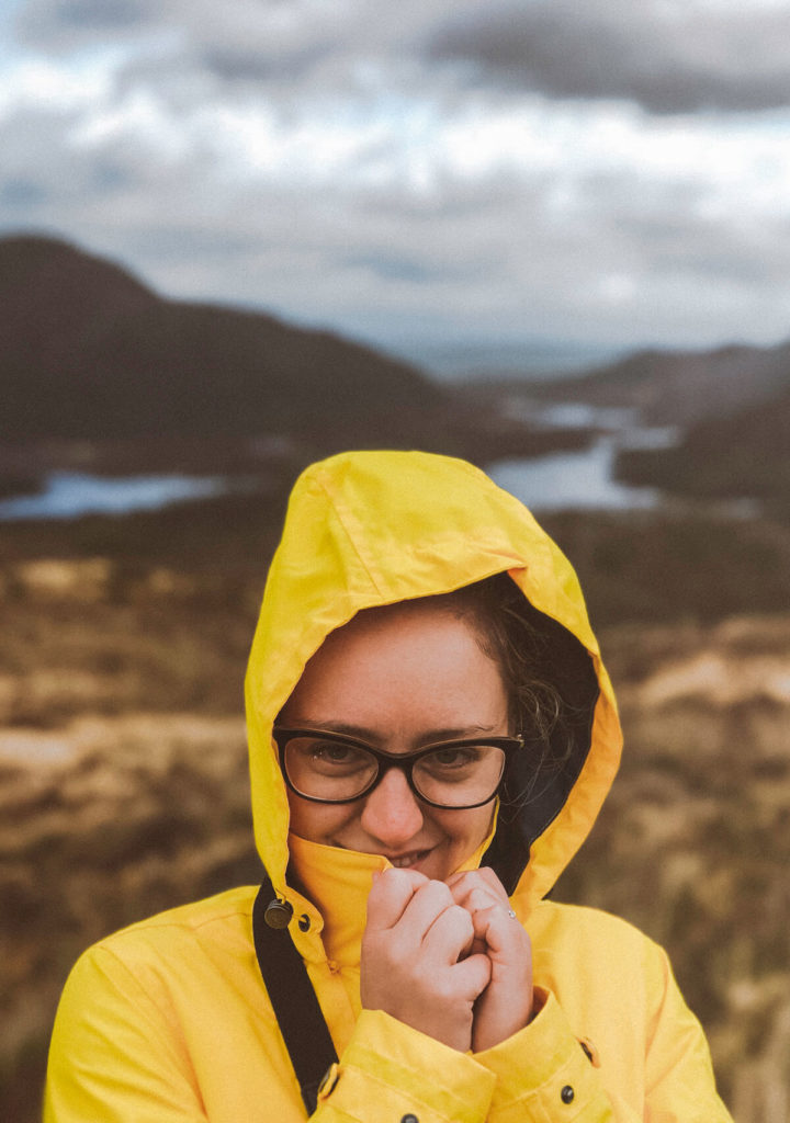 Enjoying some rain showers while cploring Killarney National Park, Ireland