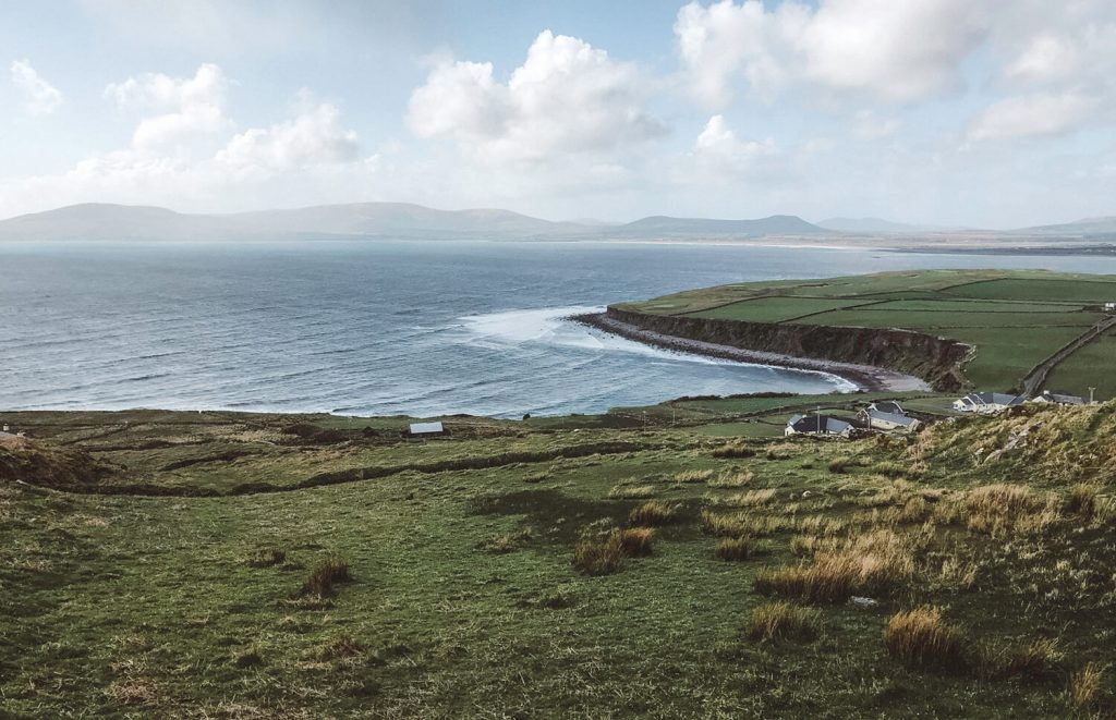 Sweeping views of the Atlantic Ocean from the Ring of Kerry, Ireland