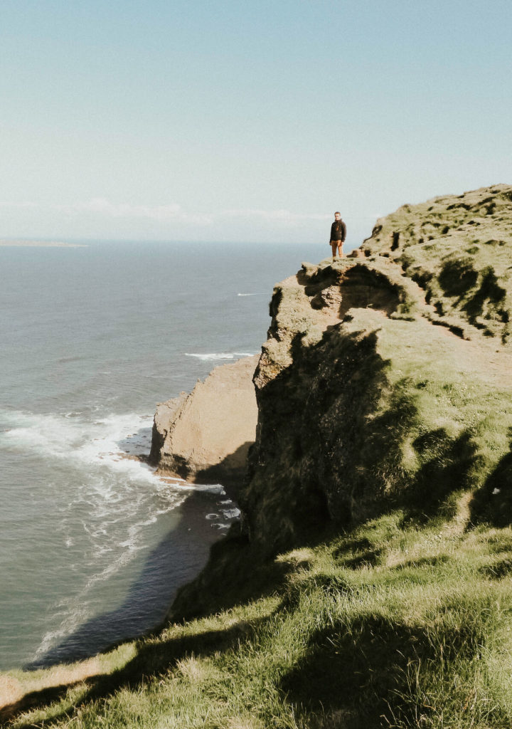 Spectacular views at the Cliffs of Moher in Ireland