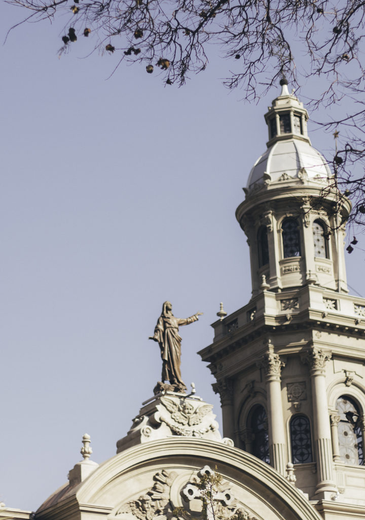 Colonial and modern meet at the Plaza de Armas