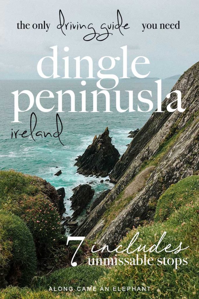 Ireland travel can be quite overwhelming, there are so many great Irish destinations to explore. One certainly no to be missed is the Dingle Peninsula Drive. This Dingle Peninsula Guide includes 7 amazing stops like Dingle, Slea Head Drive, the Conor Pass and much more! #travel #ireland #travelideas