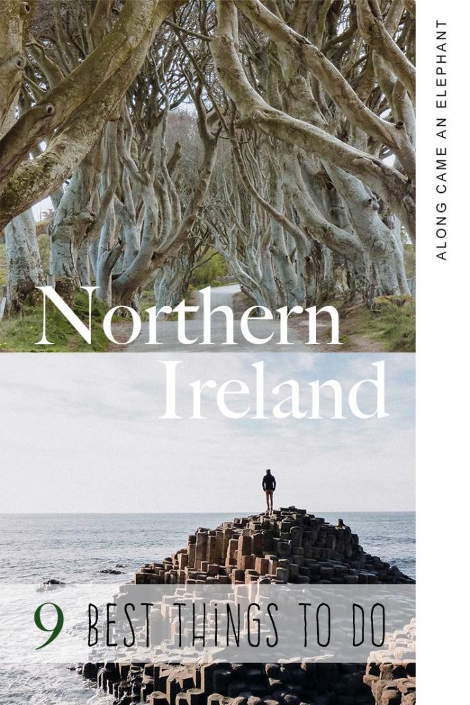 Planning a road trip in Northern Ireland? Here's an extraordinary 3 day Northern Ireland itinerary that includes the best Game of Thrones filming locations too! this Northern Ireland Travel Guide includes top places to visit like Carrick-a-Rede Rope Bridge, the Dark Hedges, Dunluce Castle, Mussenden Temple and the Giant's Causeway amongst others. #travel #northernireland 
