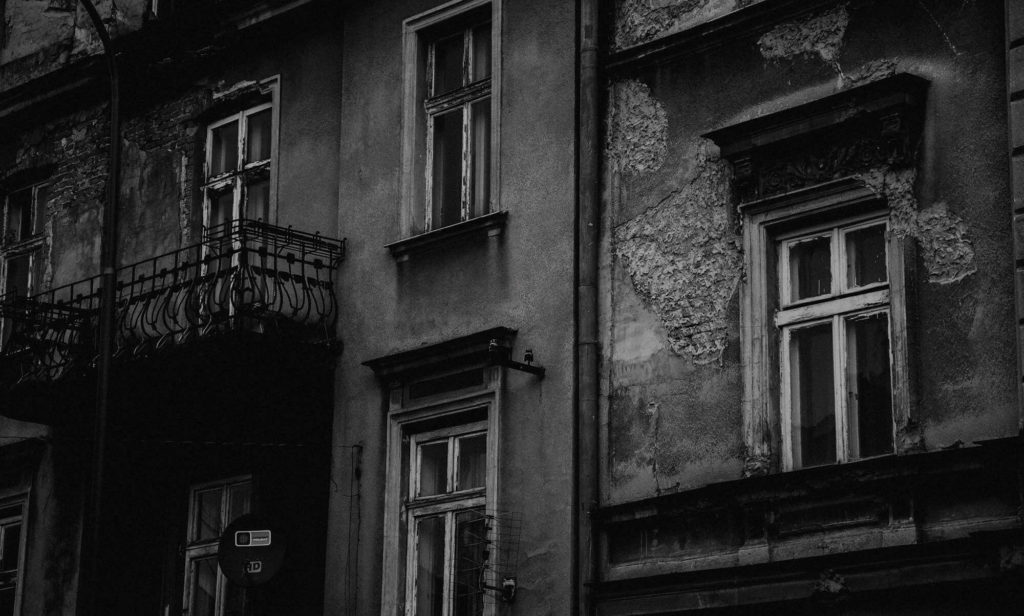 Krakow's façades still reflect the history of World War II.