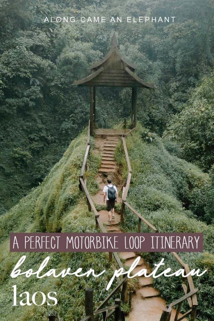 Southern Laos is known for its vast forests and numerous waterfalls and this 4 day Bolaven Plateau itinerary will guide you past the best of them. This Laos travel guide focusses on the Bolaven Plateau and offers a detailed 4 day motorbike itinerary!