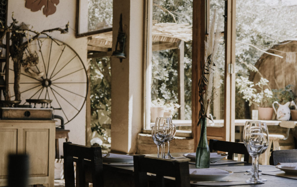 Lunch at bodega Nani in Cafayate, Argentina