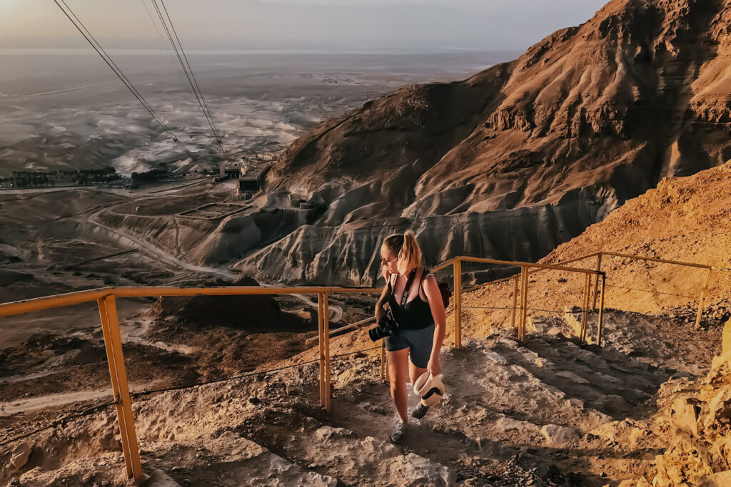 Hiking the Snake Path to Masada