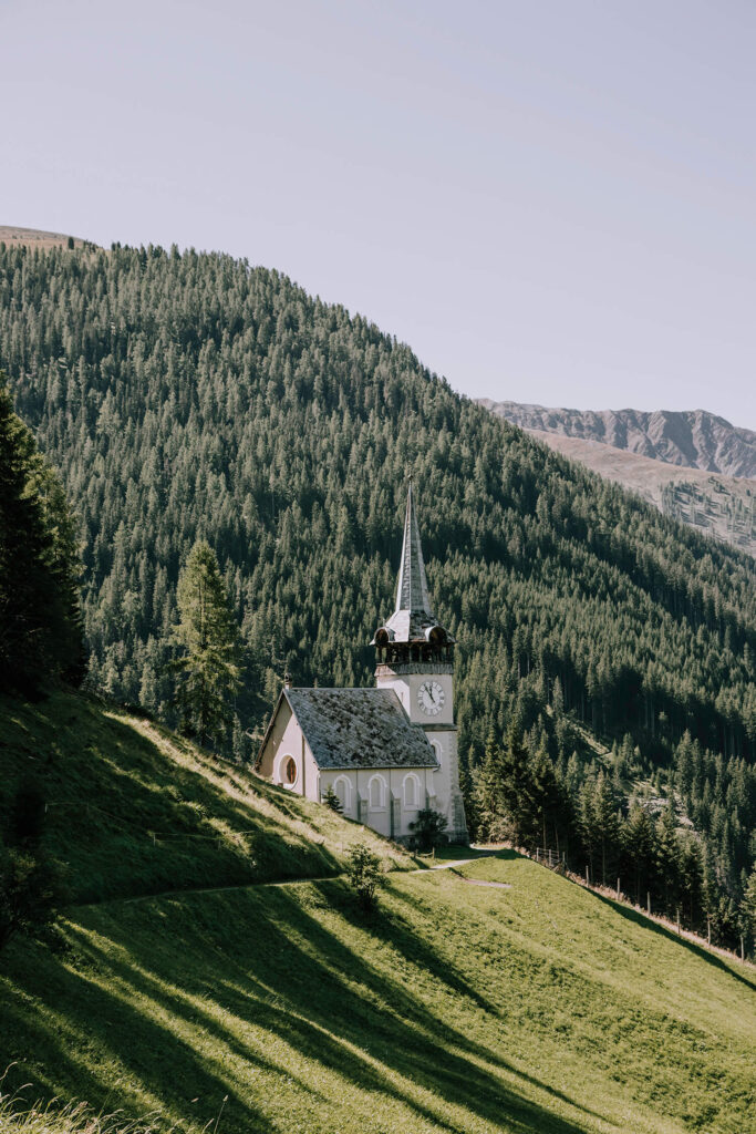 Beautiful church in Monstein