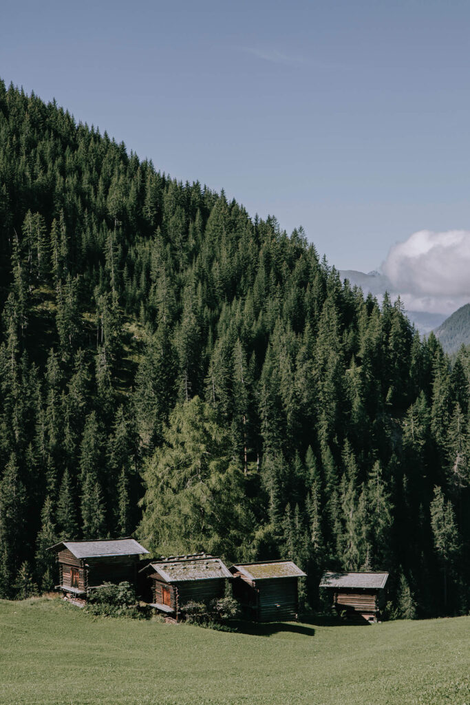 Summer mountain views in Graubünden