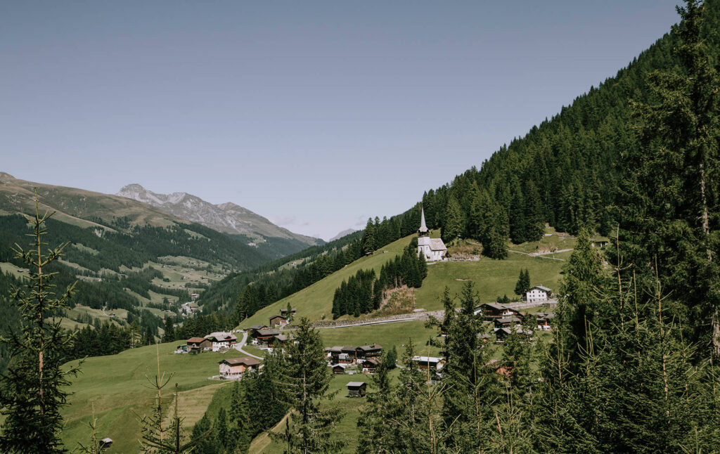 Best things to do in Graubunden: enjoy the views over idyllic Monstein