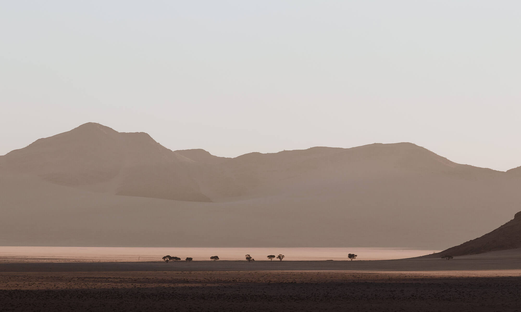 The emptiness of the Kanaan Naankuse Wildlife Sanctuary