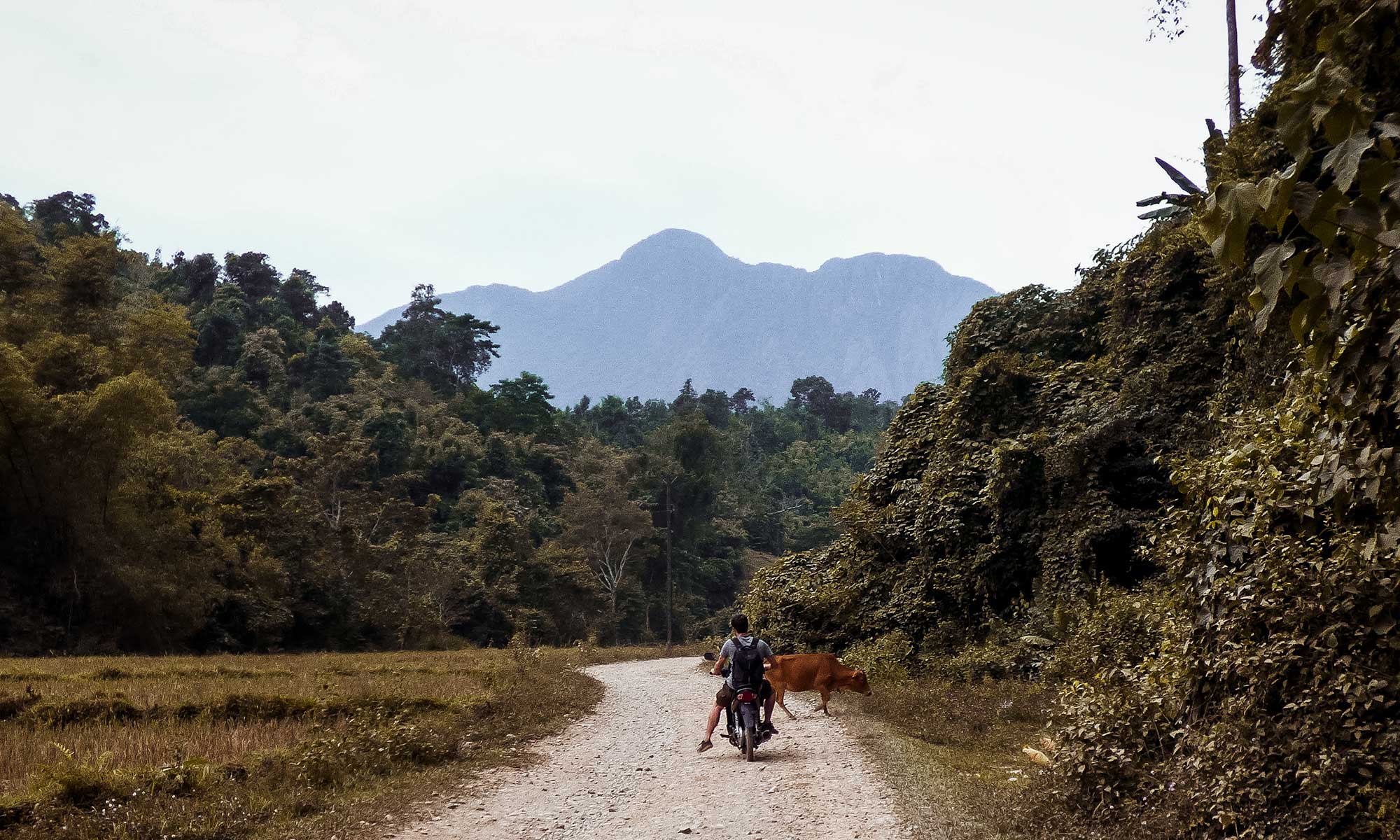 Vang Vieng is one of the best places to in Laos to experience the rural countryside 