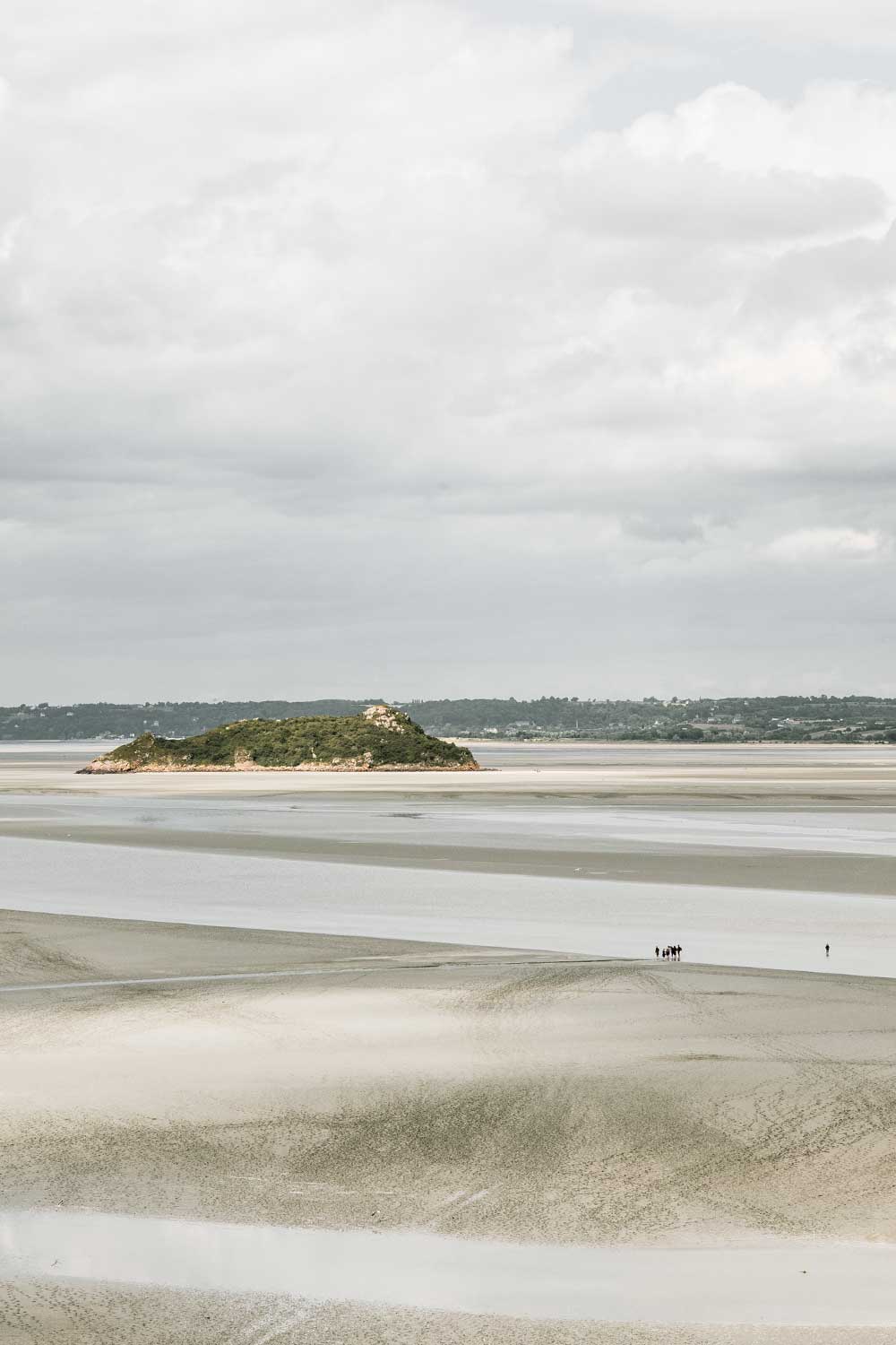 the tides are fickle at the Mont-Saint-Michel