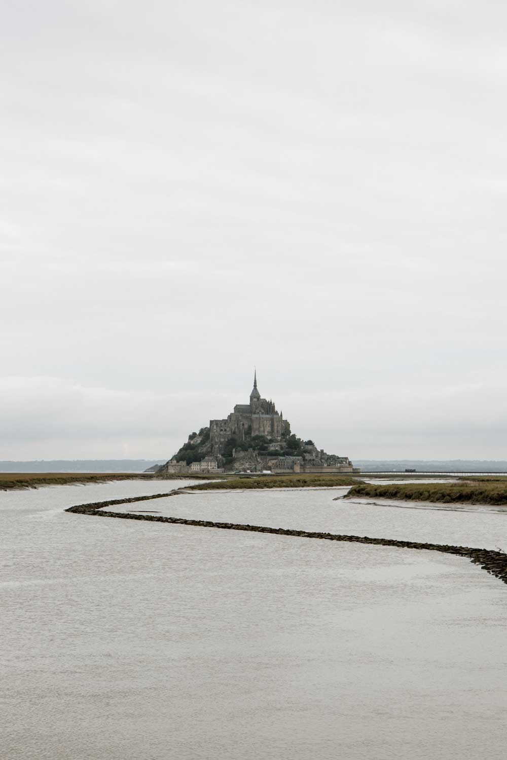 high tide at the Mont-Saint-Michel