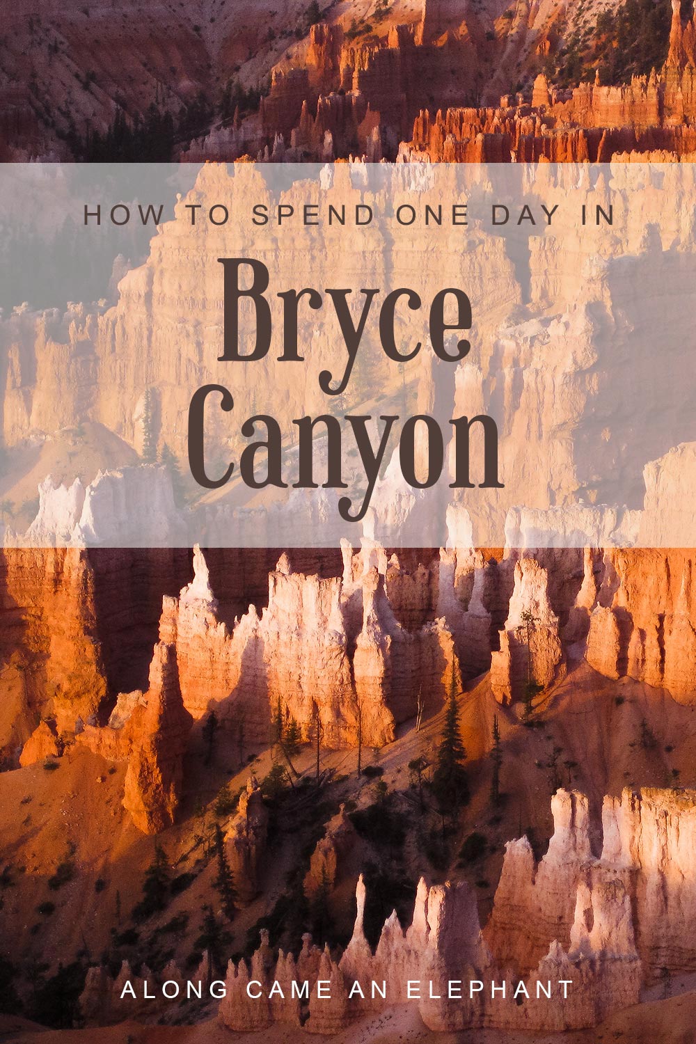 The ultimate one day in Bryce Canyon itinerary for any nature lover! Includes the best hikes and viewpoints!

#roadtrip #brycecanyon #usatravel