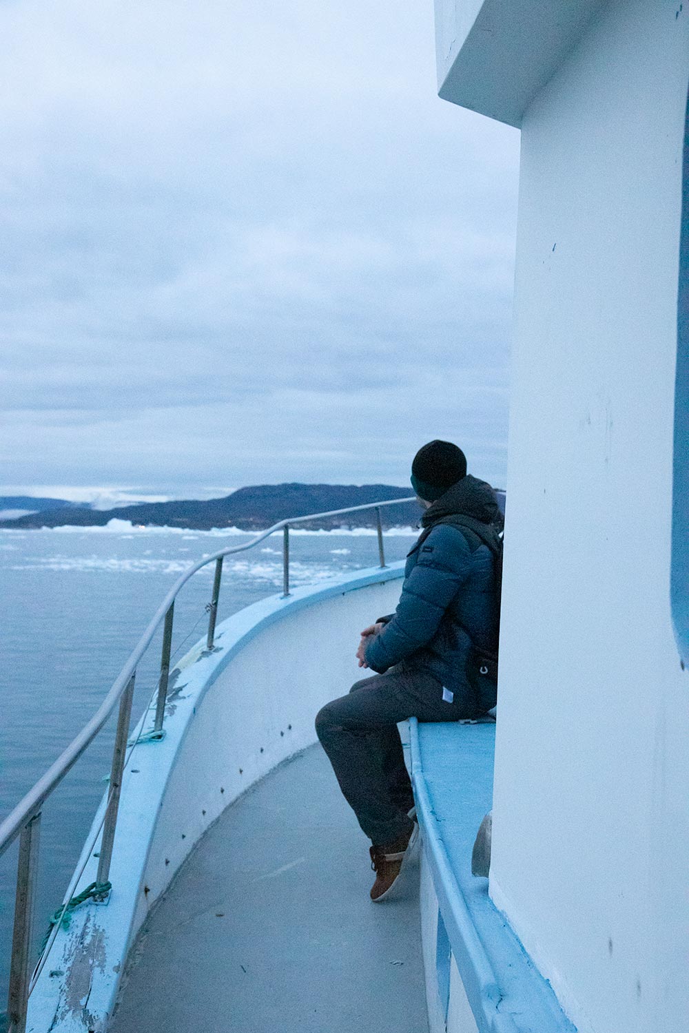 Even on a great summer day you will need a hat, gloves and a warm jacket while out on the water