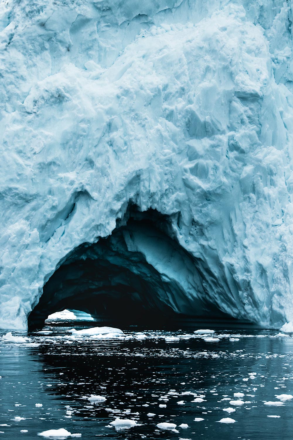 Ice castles at Ilulissat Icefjord