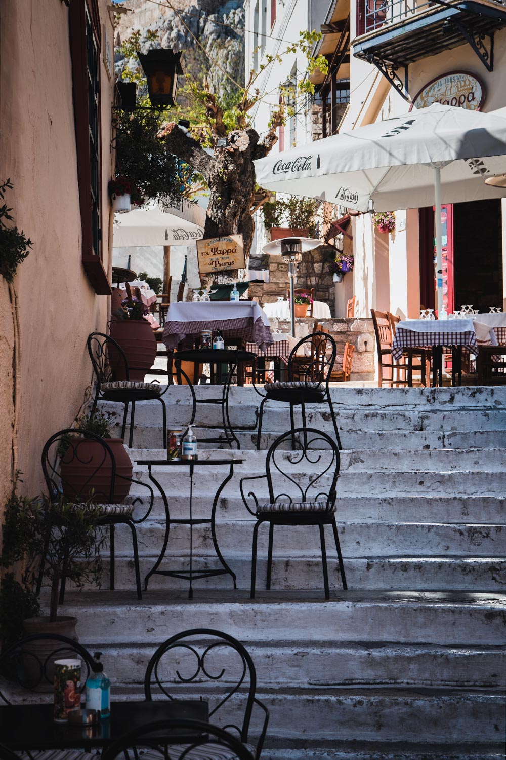Plaka Stairs: een van d bekendste bezienswaardigheden Athene