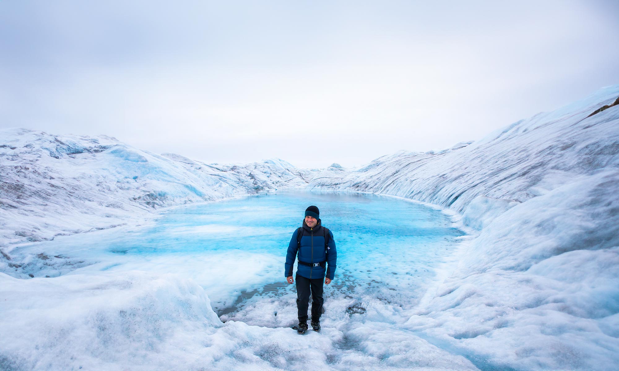 Arctic Majesty – A breathtaking moment captured during an ice cap tour near Kangerlussuaq.