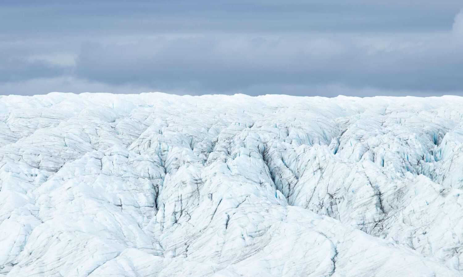 De grilligheid van de Groenlandse ijskap