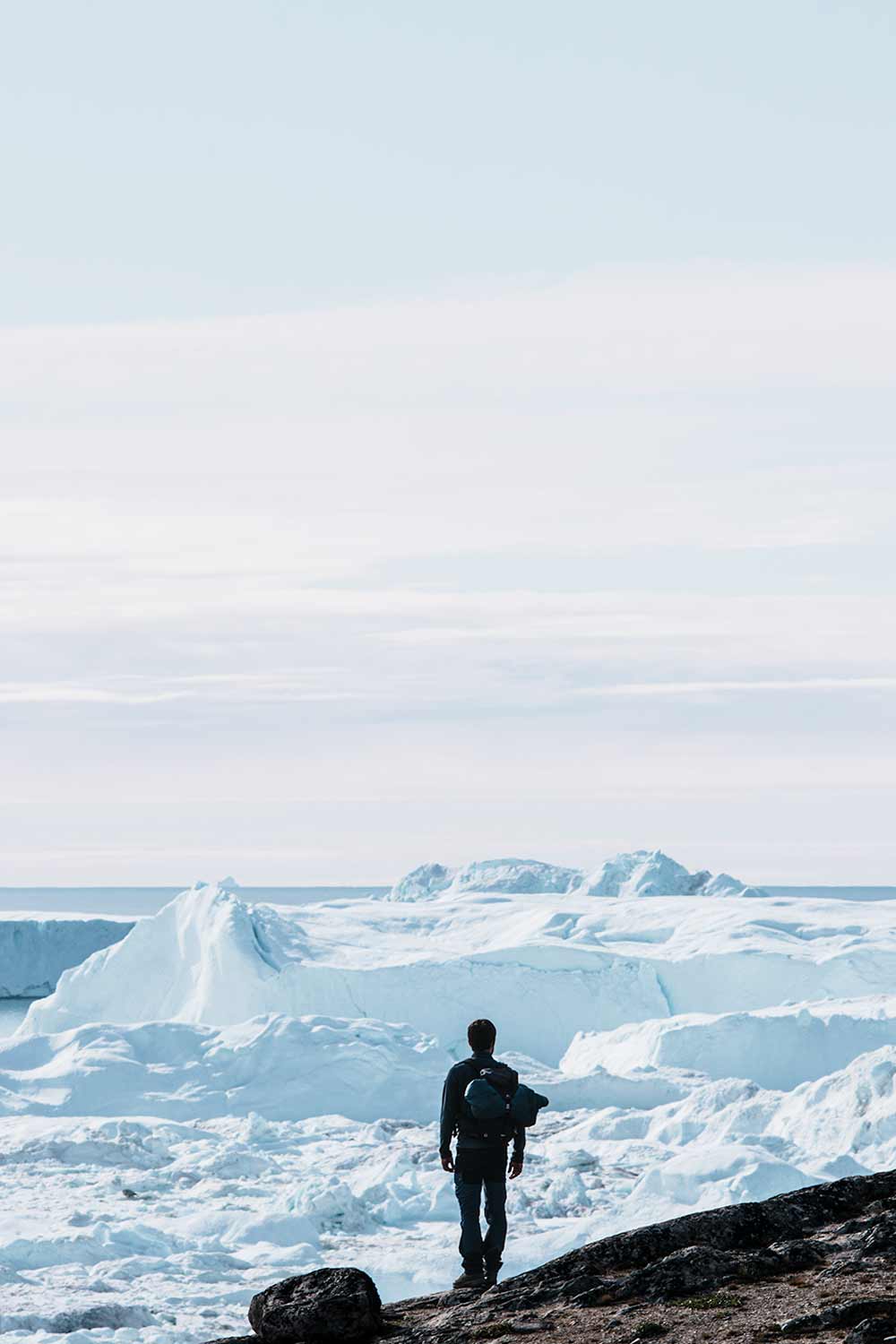 Blauwe wandelroute Ilulissat ijsfjord