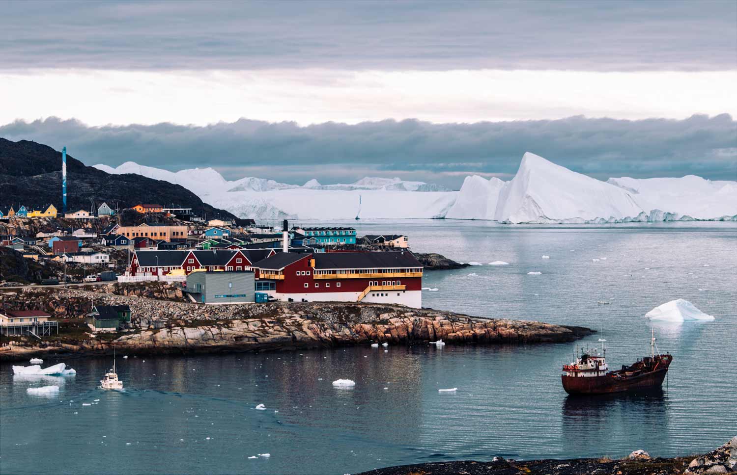 Exploring Ilulissat: Charming town views during a 10-day journey in Greenland